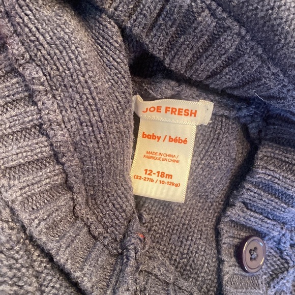 🧡💙Boys bundle sweater jacket Sherpa 💙🧡size 12-18 months - Picture 6 of 9